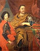 Portrait of John III Sobieski with his son